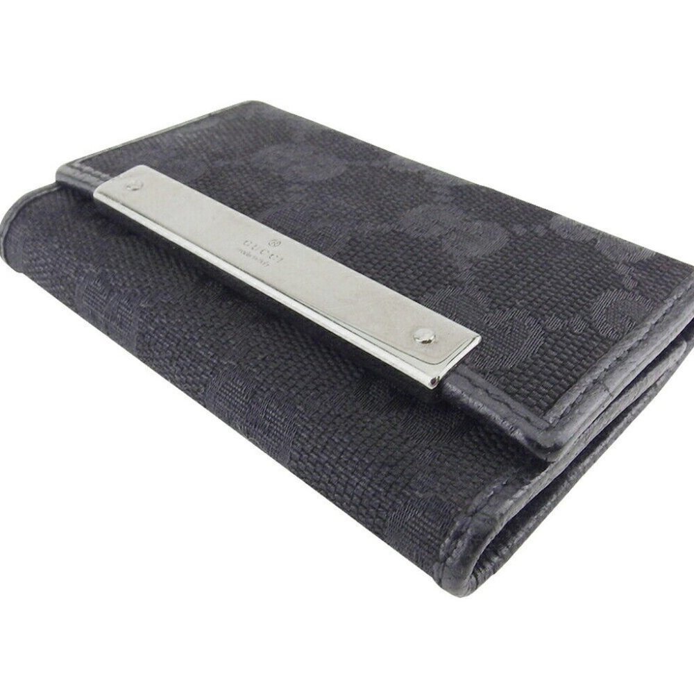 Gucci Key Case Gg Canvas Canvas X Leather Authent… - image 3